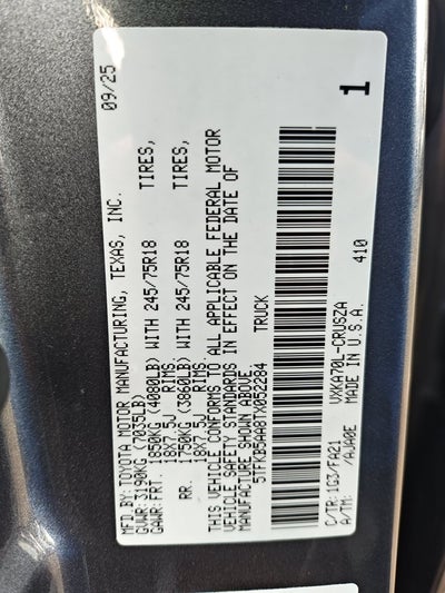 2026 Toyota Tundra SR