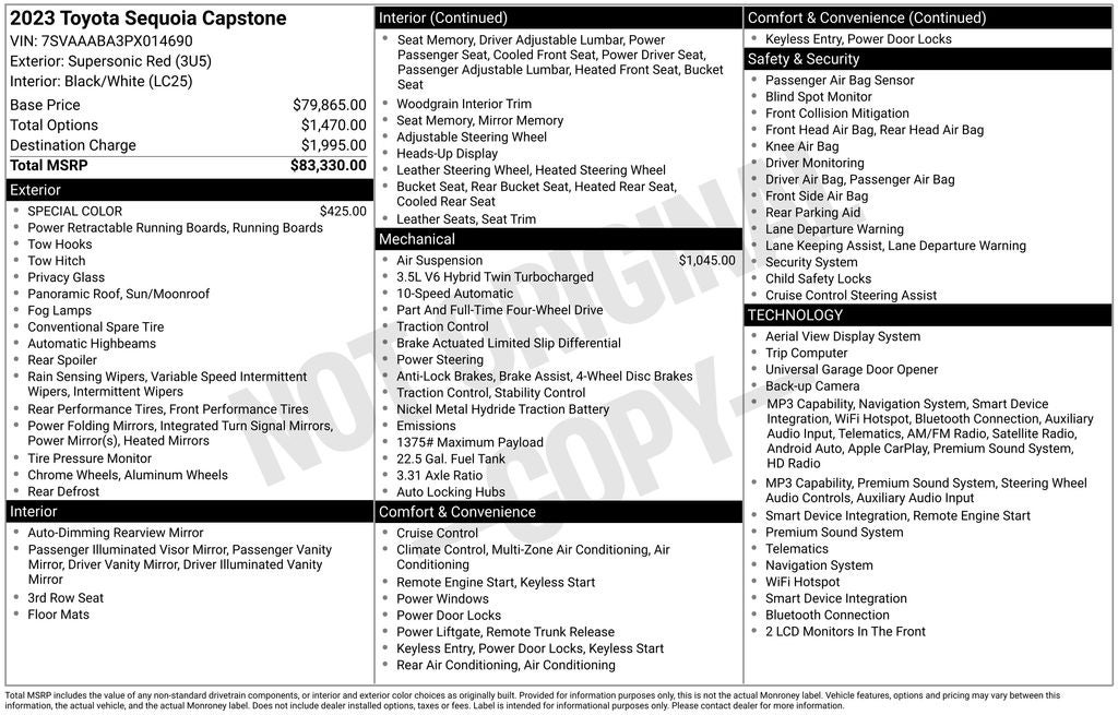 2023 Toyota Sequoia Capstone