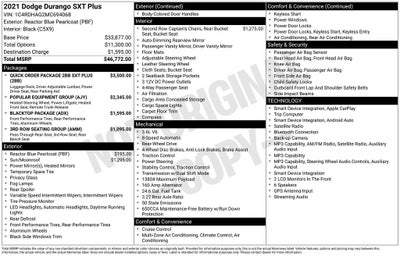 2021 Dodge Durango SXT Plus