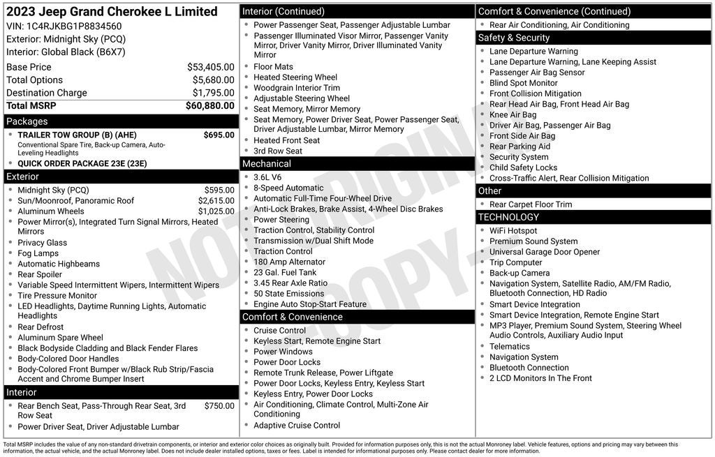 2023 Jeep Grand Cherokee L Limited