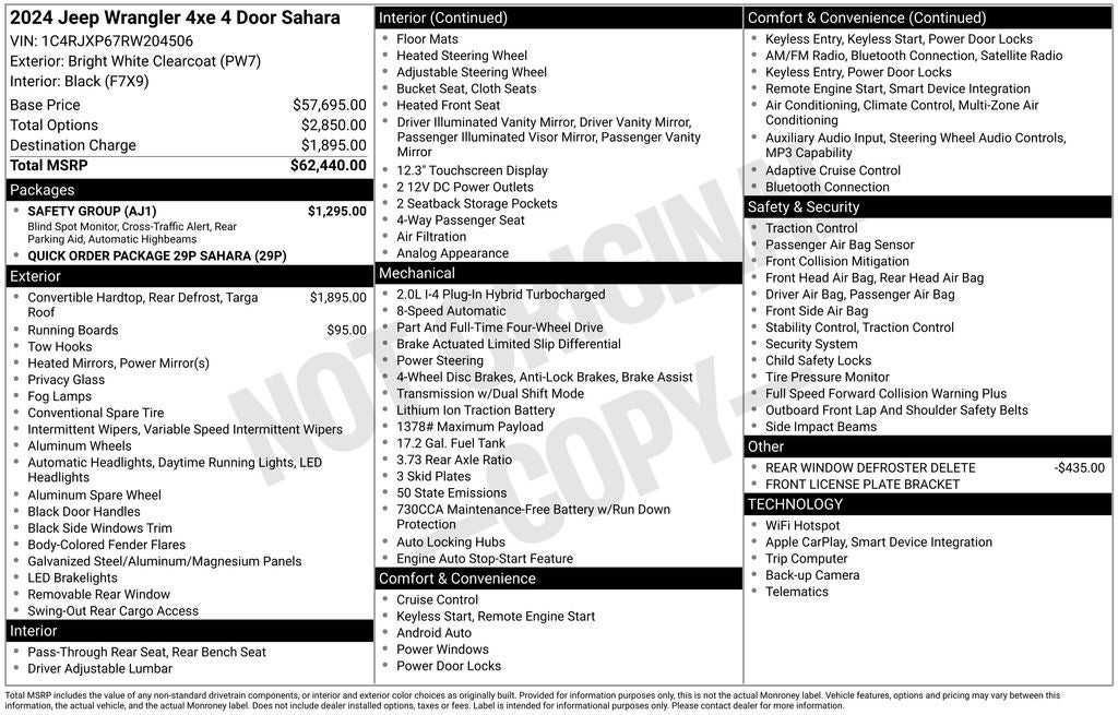 2024 Jeep Wrangler Sahara 4xe
