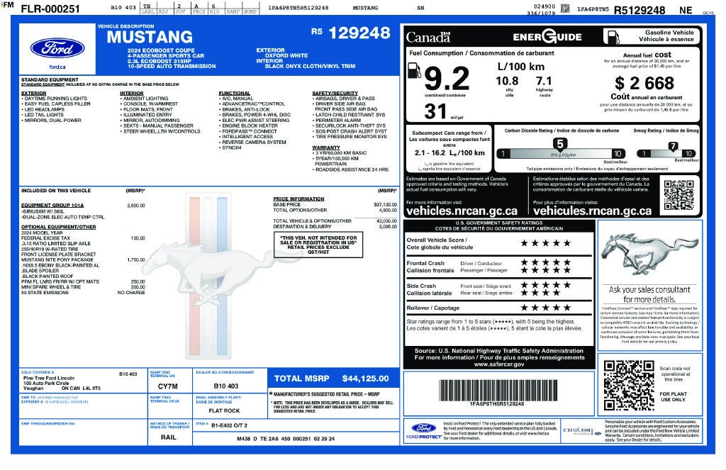 2024 Ford Mustang EcoBoost