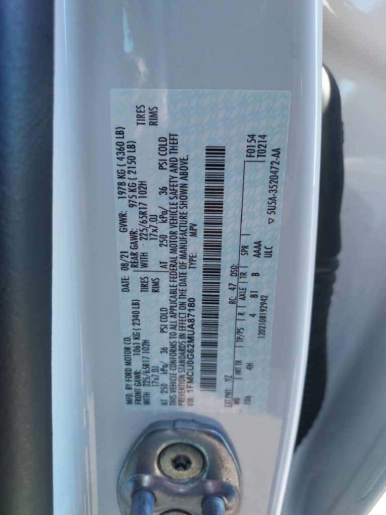 2021 Ford Escape SE