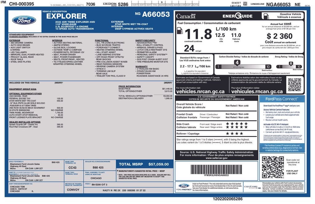 2022 Ford Explorer Timberline
