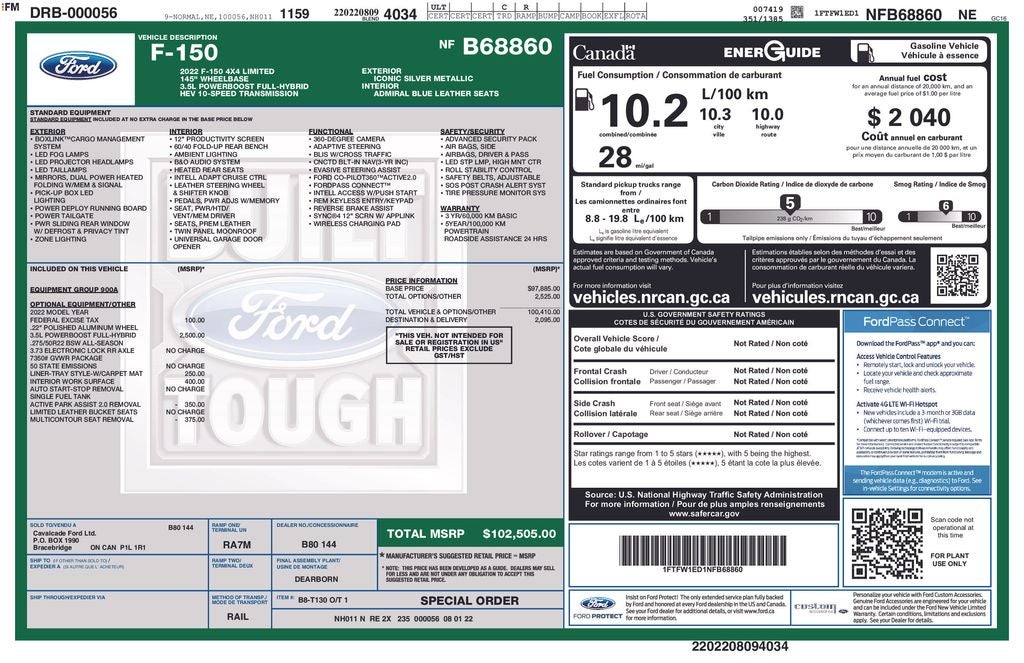 2022 Ford F-150 Limited