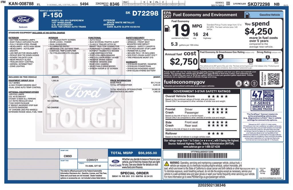 2025 Ford F-150 XLT