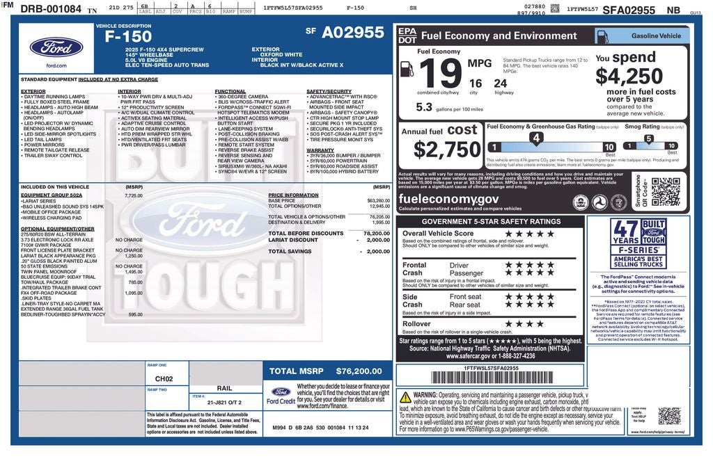 2025 Ford F-150 Lariat
