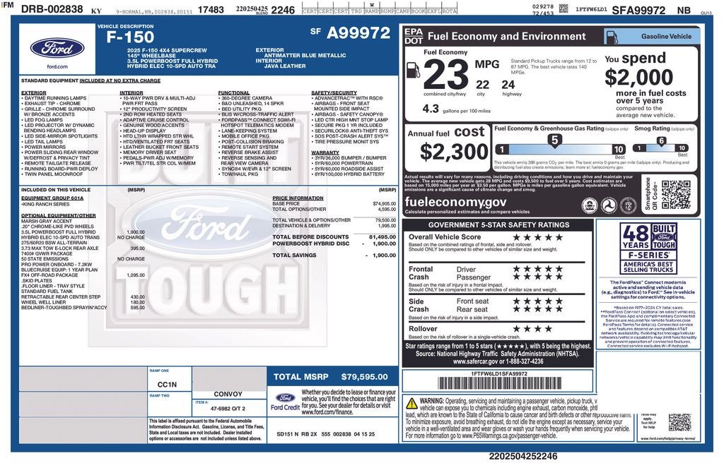 2025 Ford F-150 King Ranch