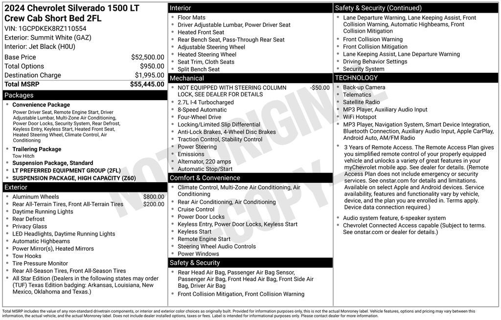 2024 Chevrolet Silverado 1500 LT