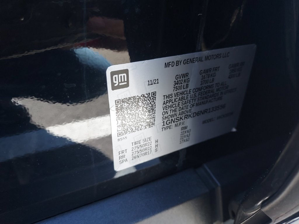 2022 Chevrolet Tahoe RST