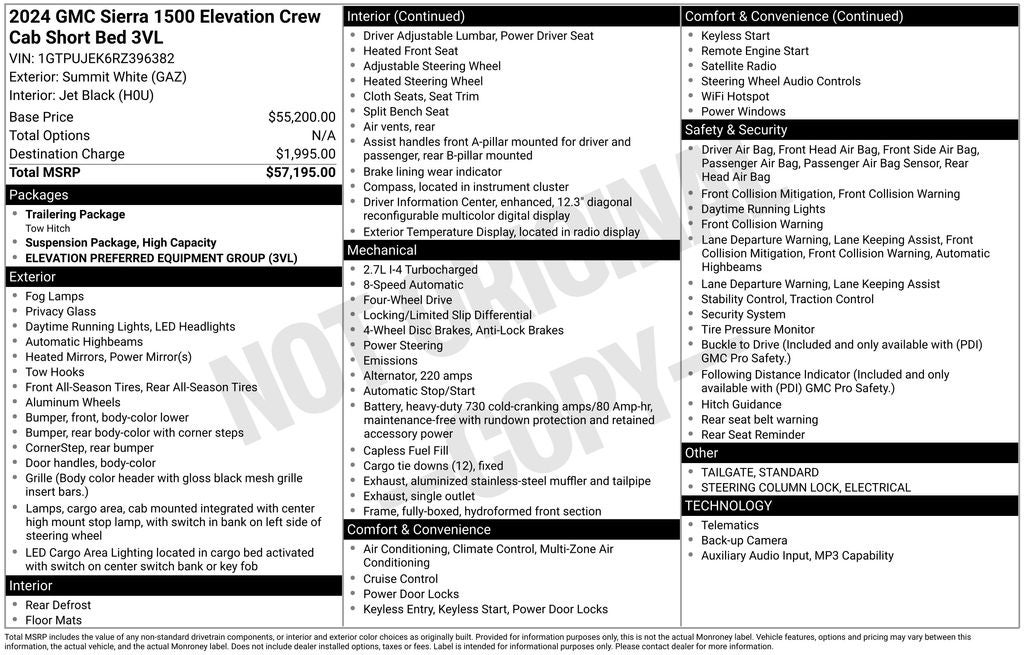 2024 GMC Sierra 1500 Elevation