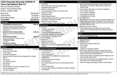 2025 Chevrolet Silverado 2500HD LT