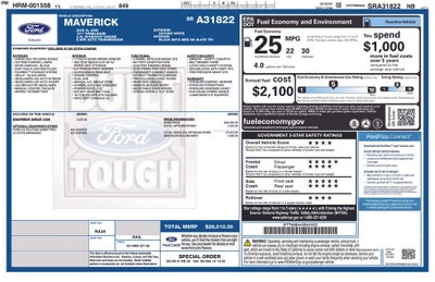 2025 Ford Maverick XL
