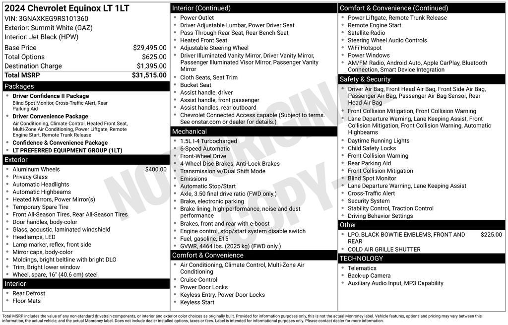 2024 Chevrolet Equinox LT