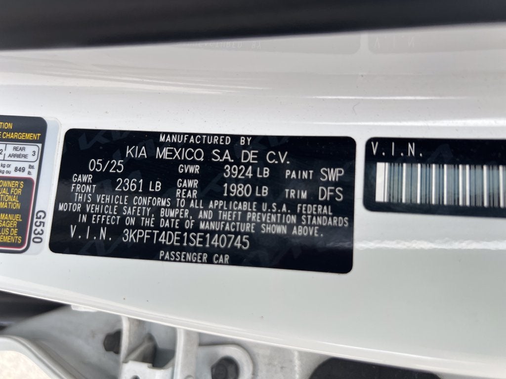2025 Kia K4 LX