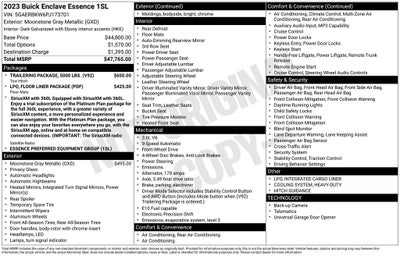 2023 Buick Enclave Essence