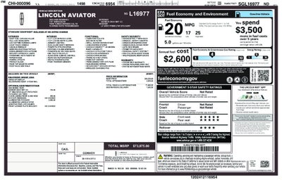 2025 Lincoln Aviator Reserve Premium