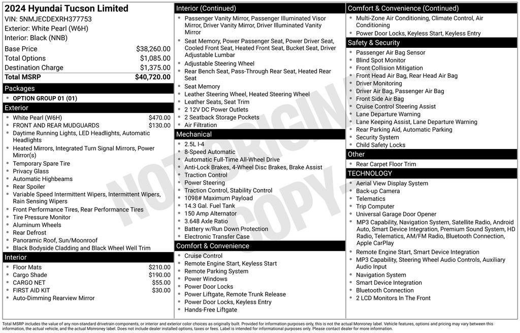 2024 Hyundai Tucson Limited