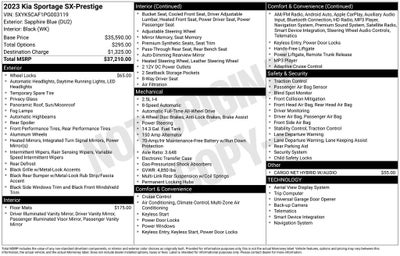 2023 Kia Sportage SX-Prestige