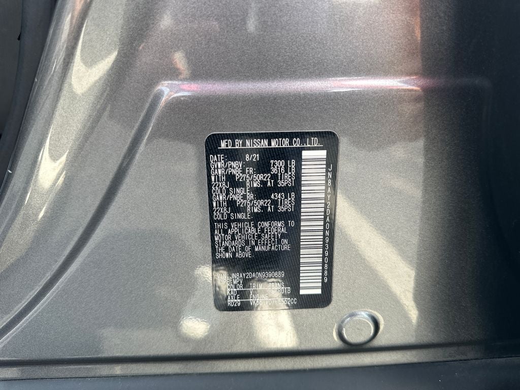 2022 Nissan Armada Platinum