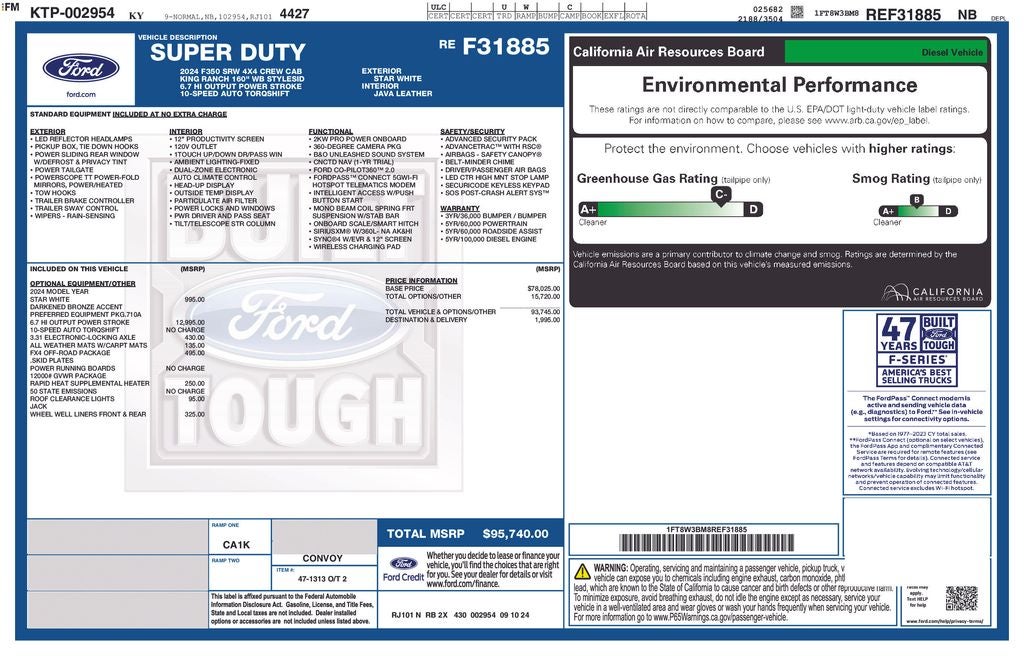 2024 Ford F-350SD King Ranch