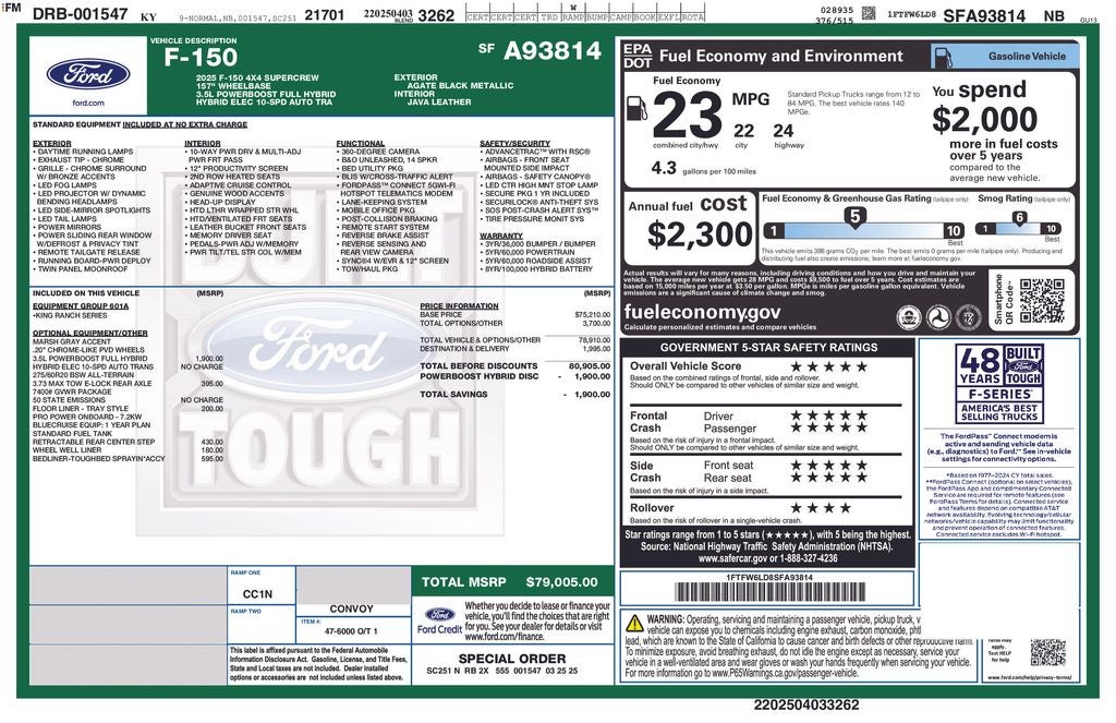 2025 Ford F-150 King Ranch