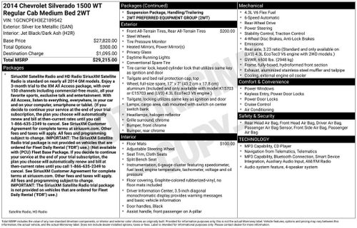 2014 Chevrolet Silverado 1500 Work Truck