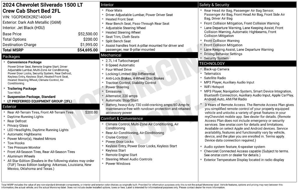 2024 Chevrolet Silverado 1500 LT