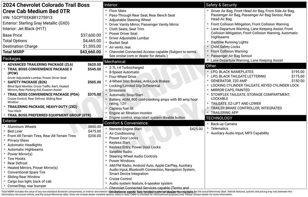 2024 Chevrolet Colorado Trail Boss