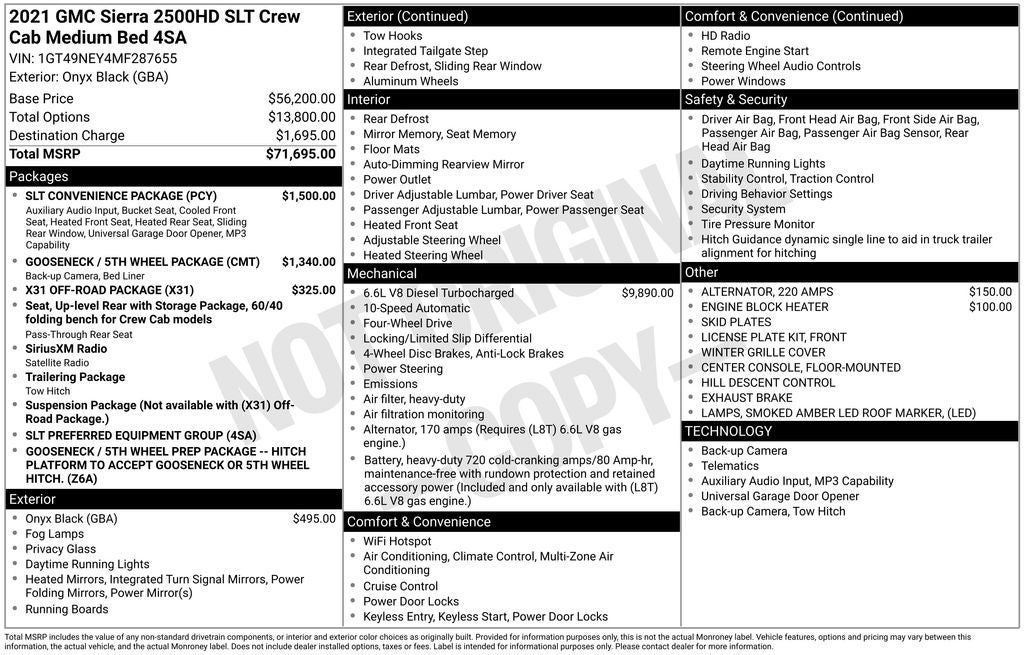 2021 GMC Sierra 2500HD SLT