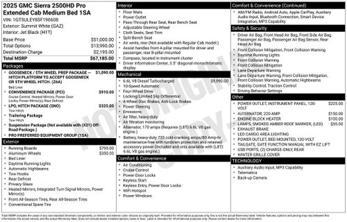 2025 GMC Sierra 2500HD Pro