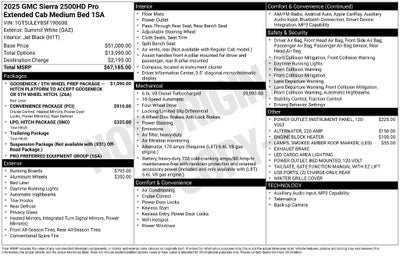 2025 GMC Sierra 2500HD Pro