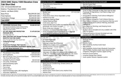 2024 GMC Sierra 1500 Elevation