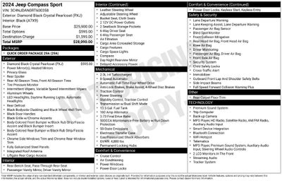 2024 Jeep Compass Sport