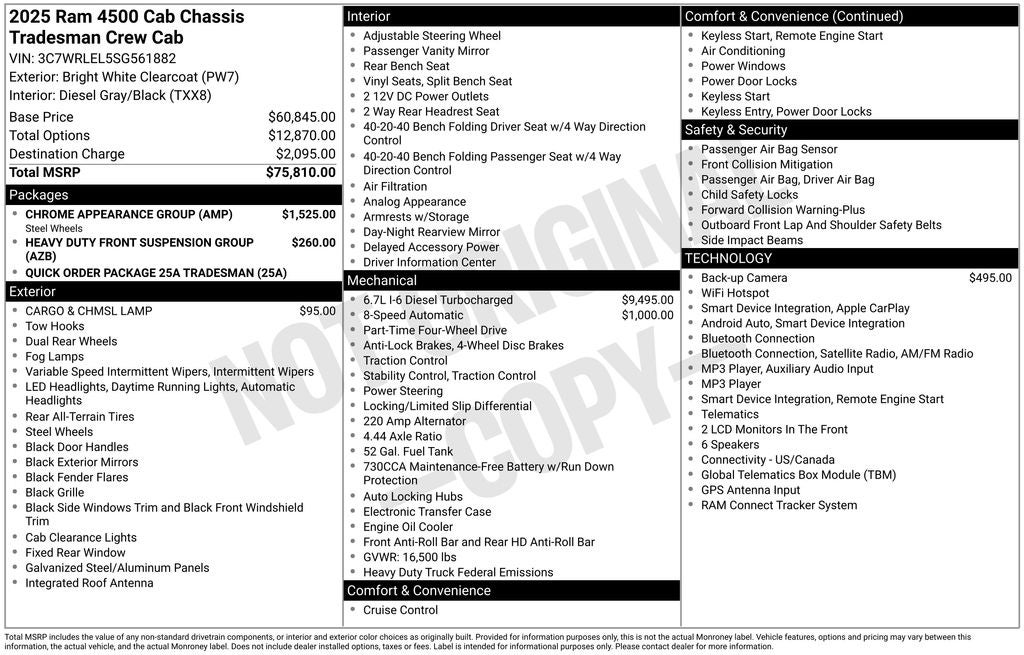 2025 RAM 4500HD Tradesman