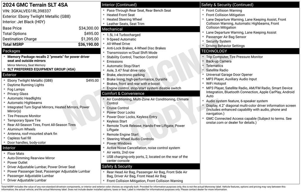 2024 GMC Terrain SLT