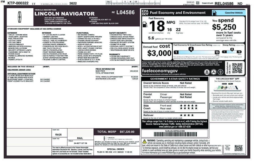 2024 Lincoln Navigator Reserve