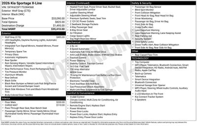 2026 Kia Sportage X-Line