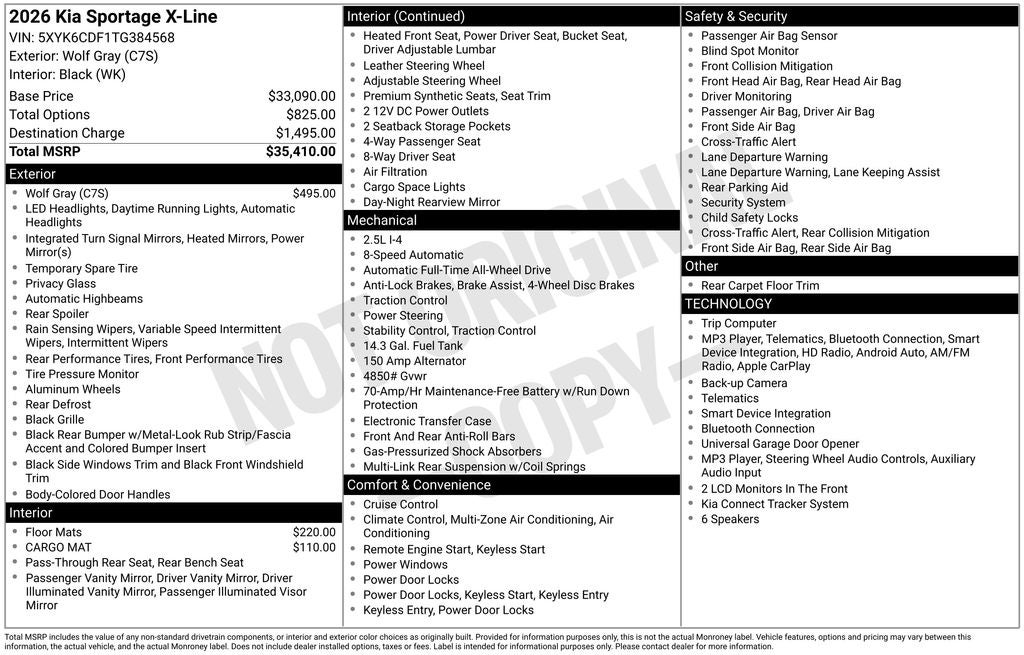 2026 Kia Sportage X-Line
