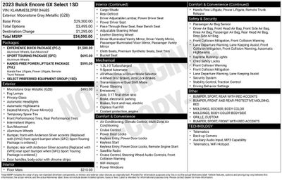 2023 Buick Encore GX Select