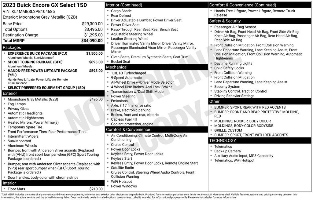 2023 Buick Encore GX Select