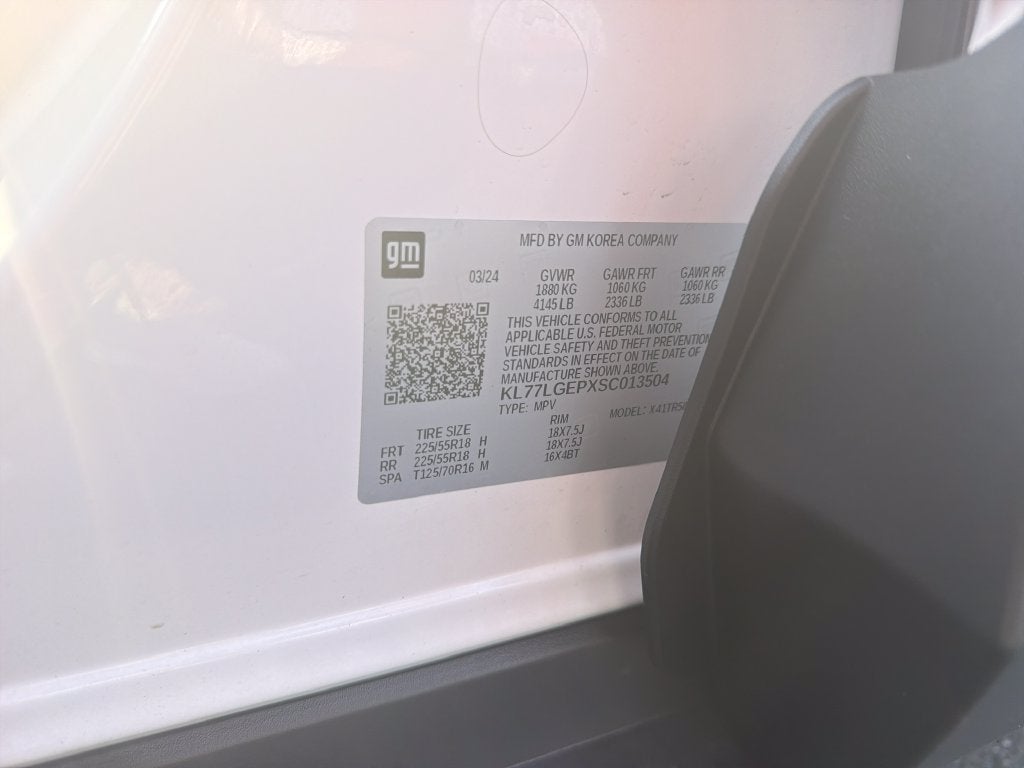 2025 Chevrolet Trax 1RS