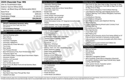 2025 Chevrolet Trax 1RS