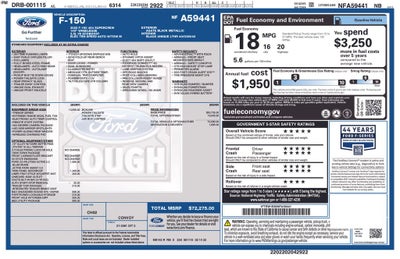 2022 Ford F-150 Tremor