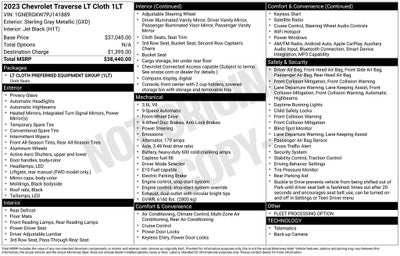 2023 Chevrolet Traverse LT 1LT