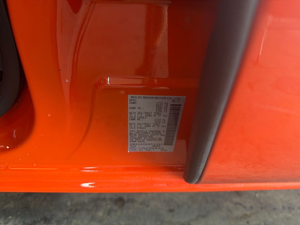 2025 Nissan Frontier PRO-4X