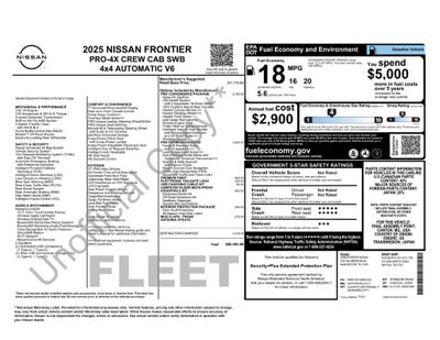2025 Nissan Frontier PRO-4X
