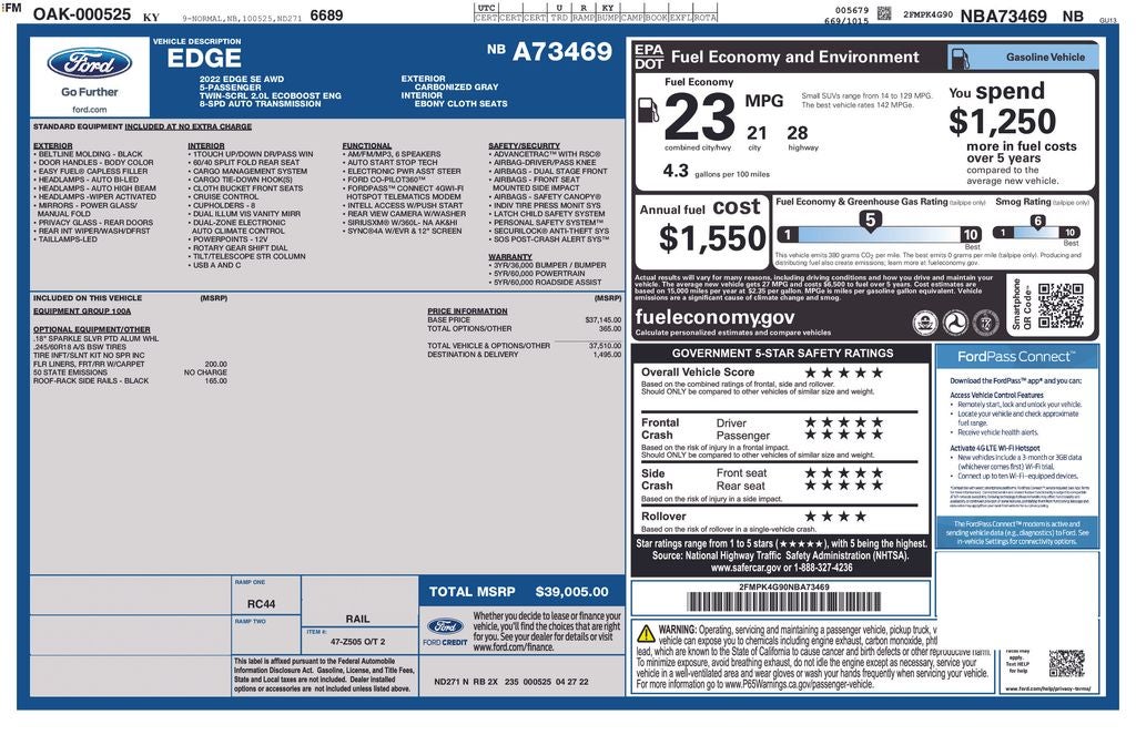 2022 Ford Edge SE