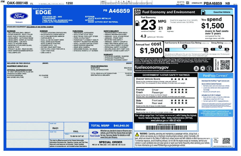 2023 Ford Edge SEL