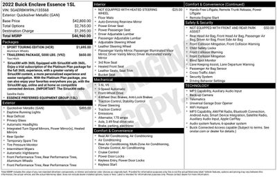2022 Buick Enclave Essence